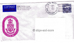 FFG 26 USS "GALLERY" 28 May 1996 naval postmark