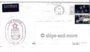 DD-965 USS "KINKAID" 16 Jul 1998  naval postmark