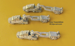 -20R Antar Tank Transporter (3 p.) scale 1/1250 out of blank metal.