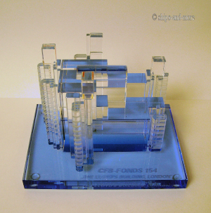 The Lloyds Building, London aus Plexiglas (1 St.)