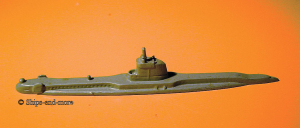 Submarine "Turpin" GB 1945 No. 50 from Star