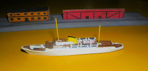 Passenger vessel "Wappen von Hamburg I" (1 p.) GER 1957 Hans S 11