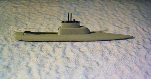 Submarine "Type 205" HN 741 painetd scale 1/500