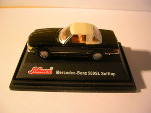 Mercedes Benz 560 SL Softtop Schuco Junior Line scale 1:72