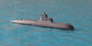 Submarine  "U 1" (1 p.) GER 1960 no. K 239 from Albatros
