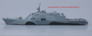 Littoral combat ship LCS-1 "Freedom" camouflage (1 p.) USA 2013 Argos AS 107T