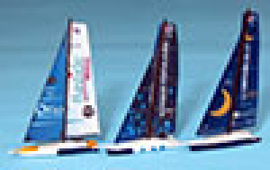 3 Rennyachten "Banque Populaire", "Bastide" und "La Compagnie Du Lit" Vendee Globe (je 1 St.) Hydra HY 228B