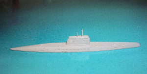 Submarine "W. Bauer" ex "U 2540" (1 p.) GER 1960 Hansa S 66