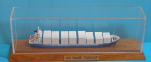 Containership "Mare Tuscum" (1 p.) GER 1993 No. 156a from CM in showcase