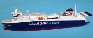 Airbus Freighter "Ville de Bordeaux" (1 p.) F 2004 no. 176a from Hydra
