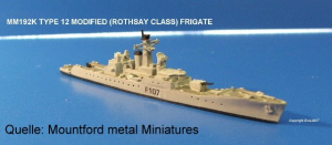 Frigate type 12 "Rothsay"-class (1 p.) Kit from Mountford