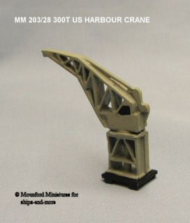 300 to Kran (Pearl Harbor) USA Fertigmodell in 1:1250