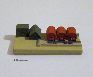 M203-34P Fuel Oil Supply Station painted scale 1/1250