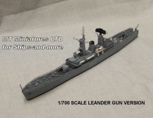 Frigate HMS "Leander" Gun Conversion (1 p.) GB 1963 Kit out resin in 1:700