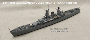 Frigate HMS "Ajax" Ikara-Conversion (1 p.) GB 1973 Kit out resin in 1:700
