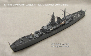 Frigate HMS "Charybdis" Seawolf-Conversion (1 p.) GB 1982 Kit out resin in 1:700