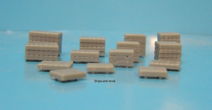 Container blocks  (160 p.) colour yellow, orange, blue, grey from Tri-ang