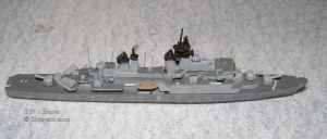 Destroyer "Hessen" (1 p.) D 1977 S 97/1 from Hansa