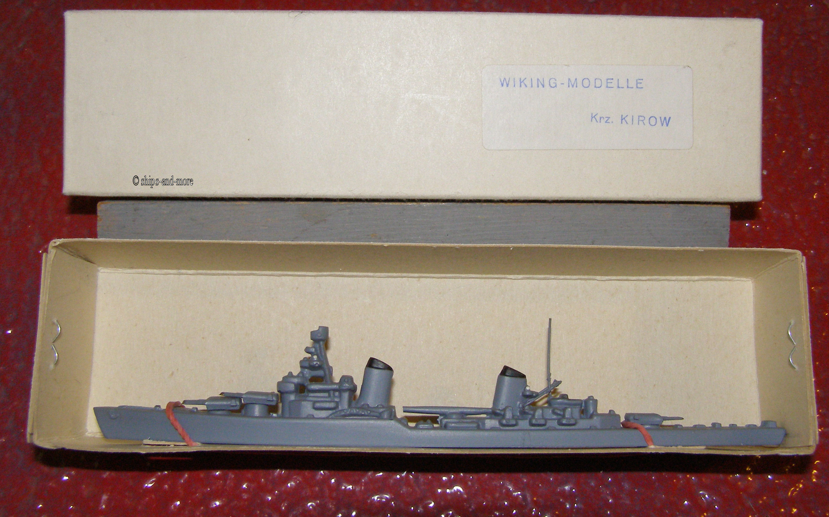 Vintage 1:1250 Wiking soviético crucero kirow Russian Cruiser impecable 