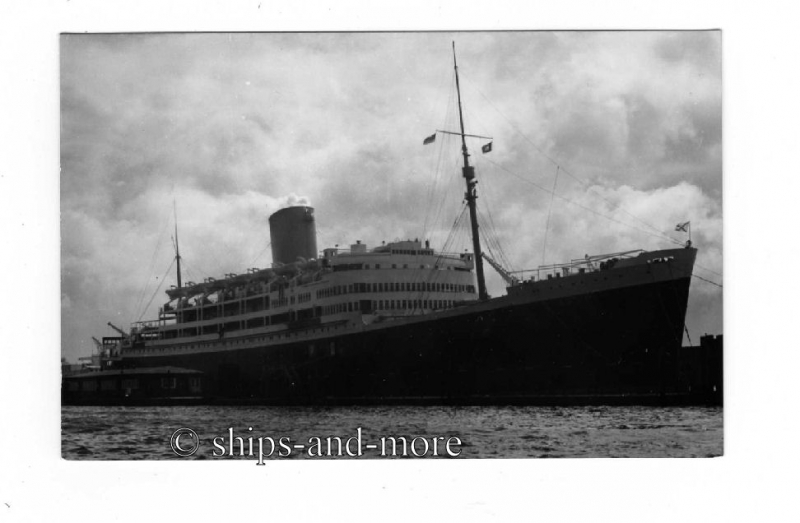 ANDES II 1939 or later bevor 1960 (1 p.)  Royal-Mail-Line Photo b7w ca. 14 x 9 cm