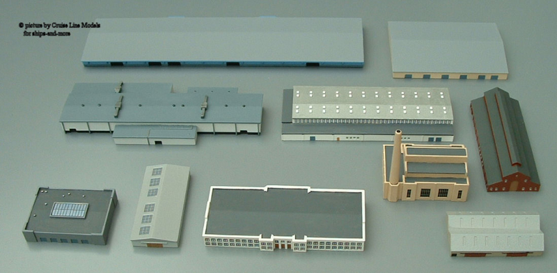 General view Dockside accessories and airfield hangars in 1:1250 end 2010