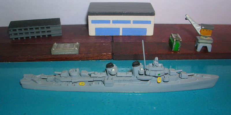 Destroyer "Fletcher II" (1 p.) USA 1943 S 165 from Hansa