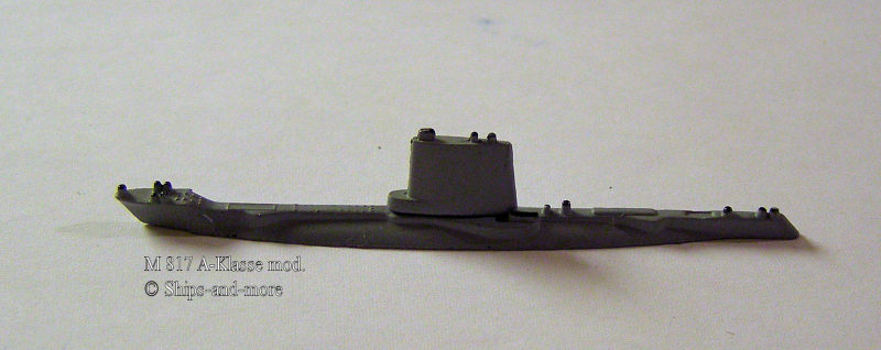 U-Boot "A-Klasse" mod. blau (1 St.) GB 1955 M 818 von Tri-ang