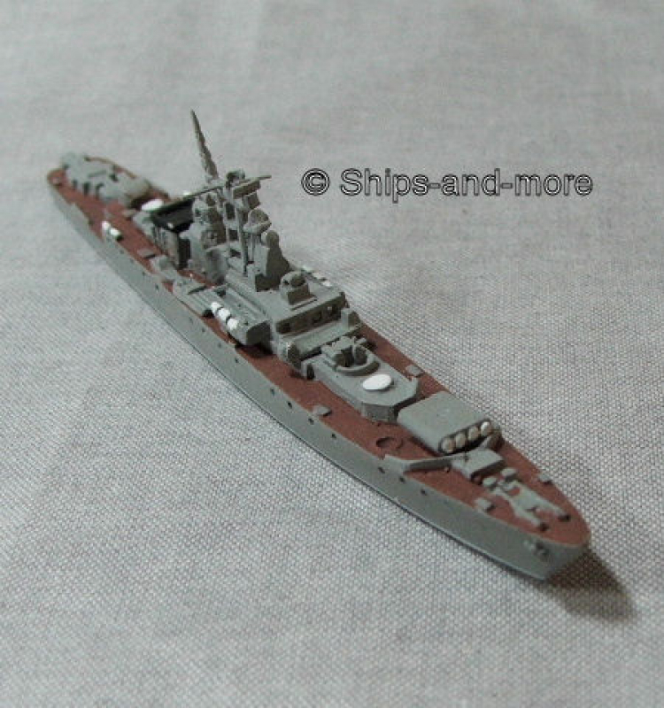 Frigate "Rostock" (1 p.) DDR Kit out metal in 1:1250