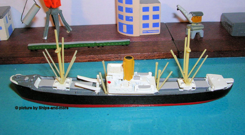 Freighter "Drau" (1 p.) GER 1940 no. 157 from Hansa