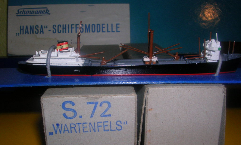 Frachter "Wartenfels III" (1 St.) D 1960 Hansa S 72
