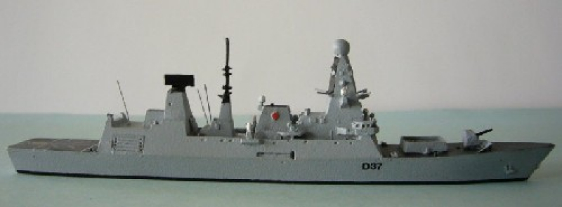 Destroyer "Duncan" (1 p.) GB 2012 No. K 306e from Albatros