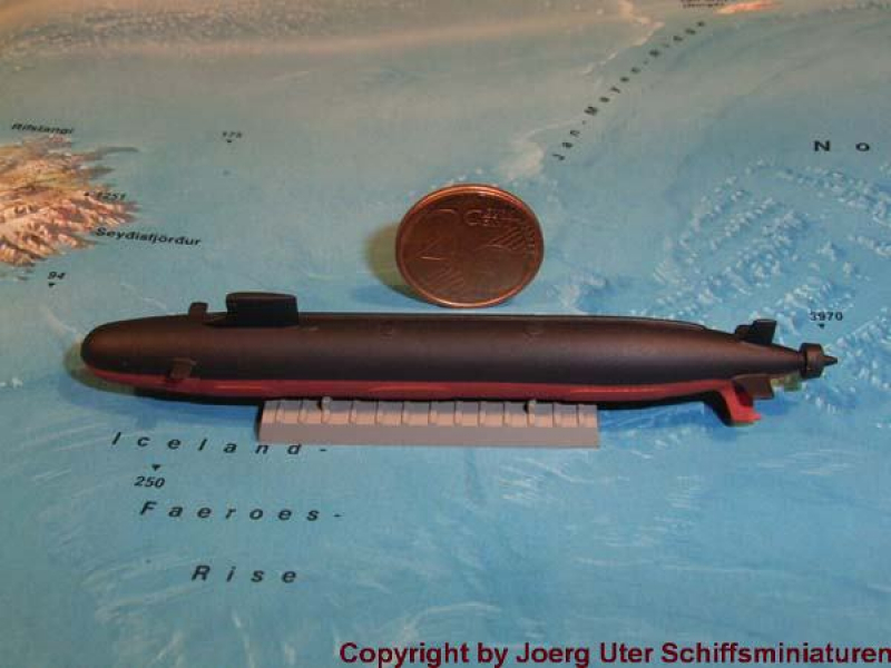 Submarine SSN 22 "Connecticut" Seawolf-class full hull(1 p.) USA 1998 Argos AS 49VR