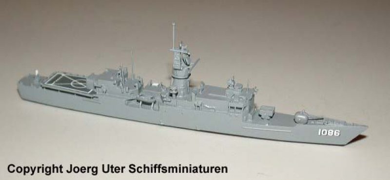 Frigate FF-1086 "Brewton" Knox-class (1 p.) USA 1991 Argos AS 51-1086