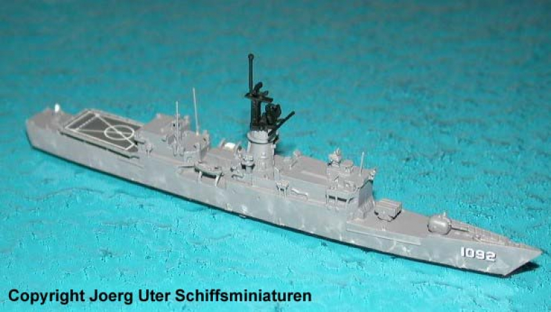 Frigate FF-1092 "Thomas C. Hart" Knox-class (1 p.) USA 1990 Argos AS 51-1092