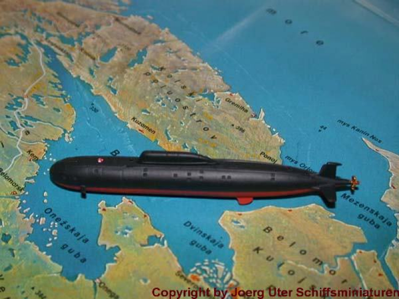 Submarine K-335 "Gepard" full hull (1 p.) RUS 2001 Argos AS-R 11VR