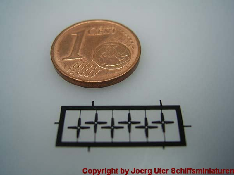 Geätzte Propeller für Hawkeye oder P-3 Orion (6 St.) Argos AS-Z 50