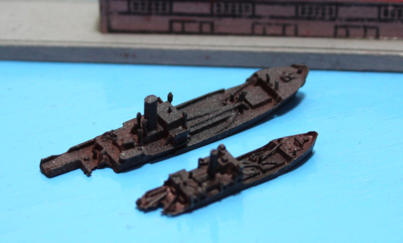 Vergleich Schiffswrack Luna - Mercator