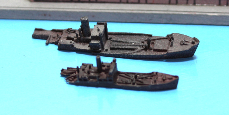 Vergleich Schiffswrack Luna - Mercator