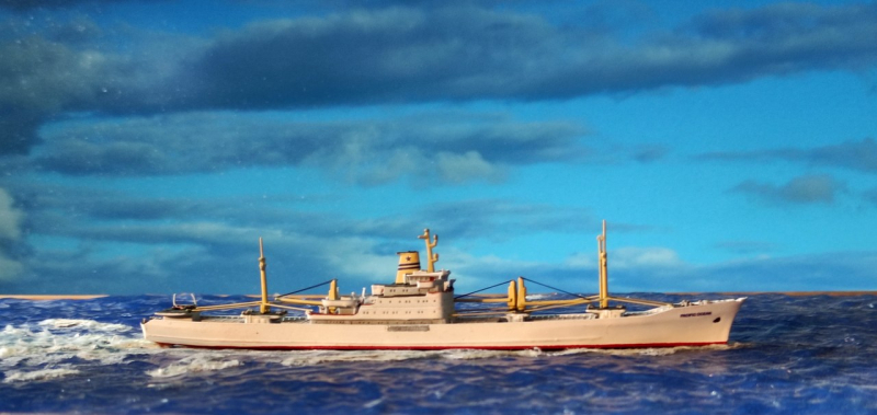 Reefer "Pacific Ocean" Malmros (1 p.) YU 1961 Risawoleska Ri 138a