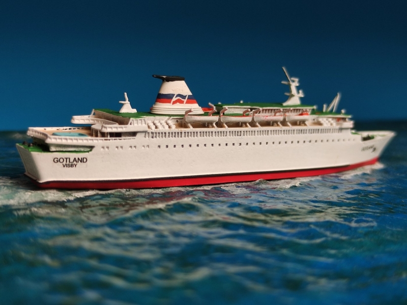 Fähre "Gotland" Britanic Ferries (1 St.) S 1988 Risawoleska RI 766b