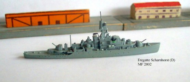 Frigate "Scharnhorst" (1 p.) GER 1960 S 108 from Hansa