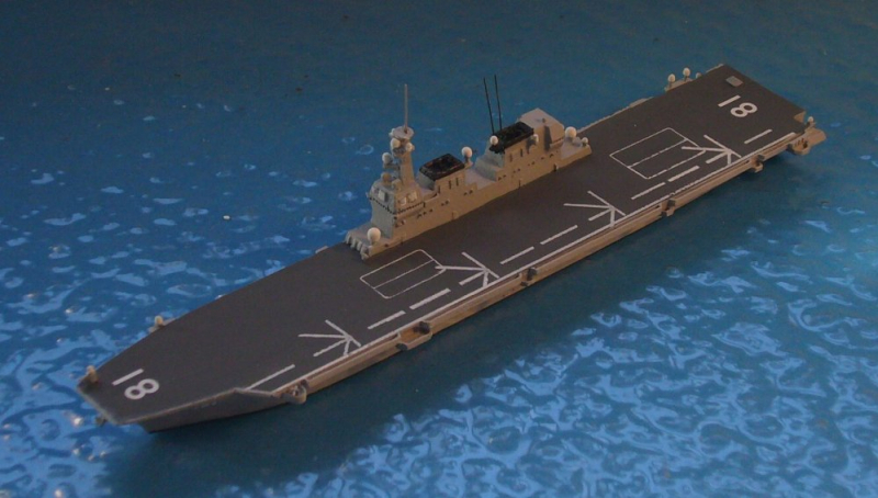 Helicopter carrier "Hyuga" (1 p.) J 2011 no. K 450 from Albatros