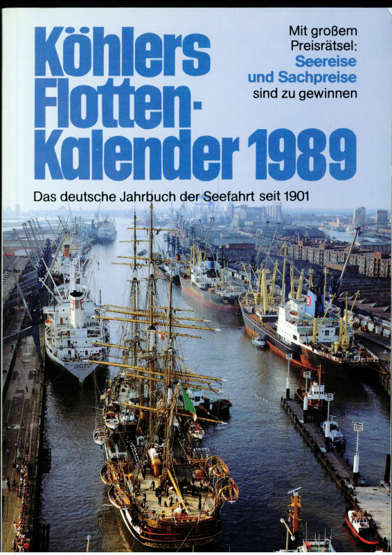 1989 Köhlers Flottenkalender (1 p.)