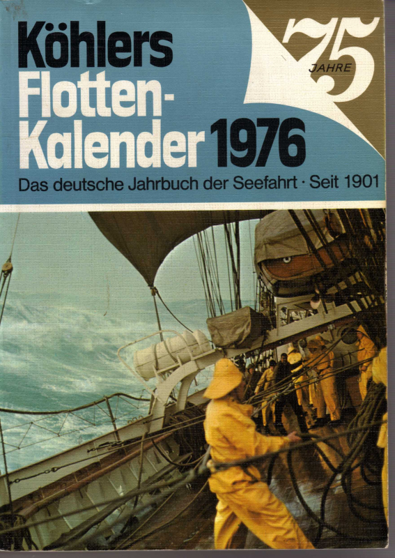1976 Köhlers Flottenkalender (1 p.)