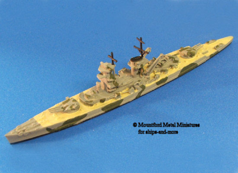Battleship "Graf Spee" (1 p.) D 1939 Kit in 1:1250