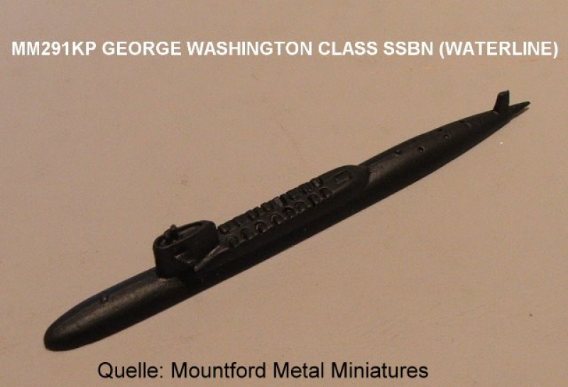 Submarine "G. Washington"-class (1 p.) USA  from Mountford