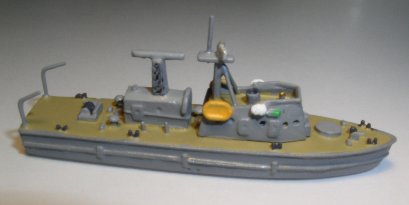 Experimental vessel Y 1634  "Niobe" (1 p.) D 1970 in 1:625 No. 2 MB-Schiffsminiaturen