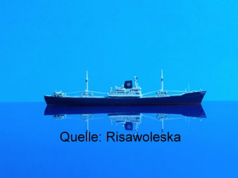 Freighter "Belnippon" (1 p.) Belship Company N 1964 No. 319 from Risawoleska