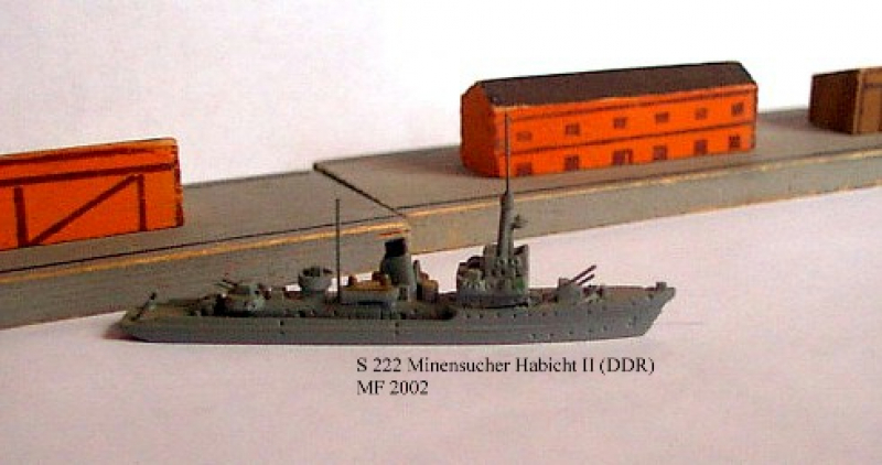Minelayer "Habicht II" (1 st.) GDR 1955 No. S 222 from Hansa