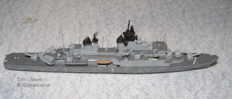 Destroyer "Hessen" (1 p.) D 1977 S 97/1 from Hansa